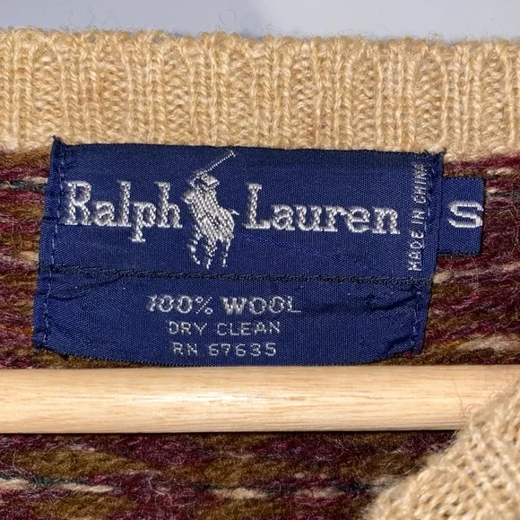 Vintage Polo Ralph Lauren Wool Mallard Duck Sweater - Picture 5 of 5